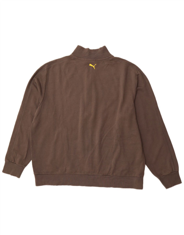 PUMA Veste de survêtement graphique pour homme 2XL Gris Coton