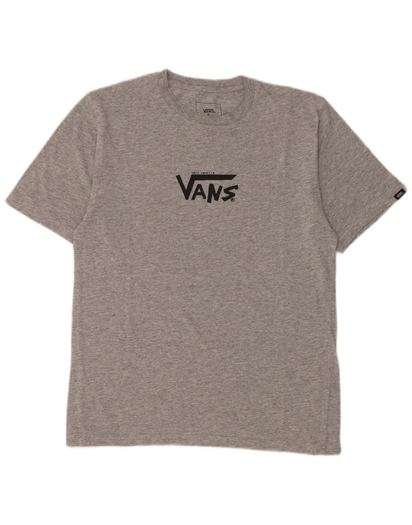 VANS T-shirt graphique sur mesure pour garçon 10-11 ans Gris moyen moucheté