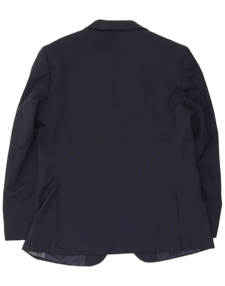 MARKS & SPENCER Veste blazer à 2 boutons pour homme UK 42 Large Bleu marine