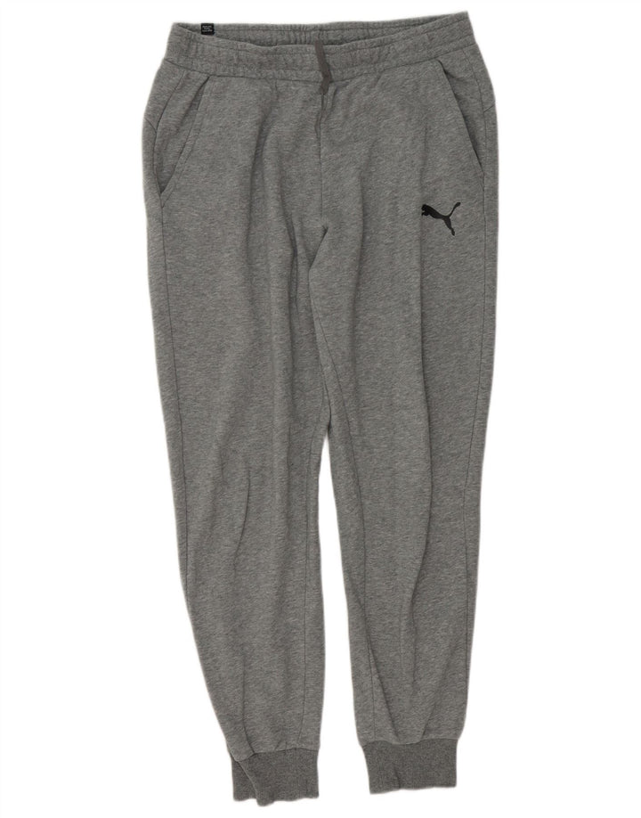 PUMA Pantalon de survêtement pour homme en coton gris Taille L