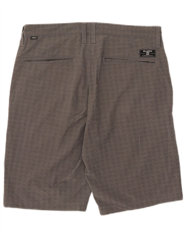 Billabong Short Chino Homme W32 Gris Moyen à Carreaux