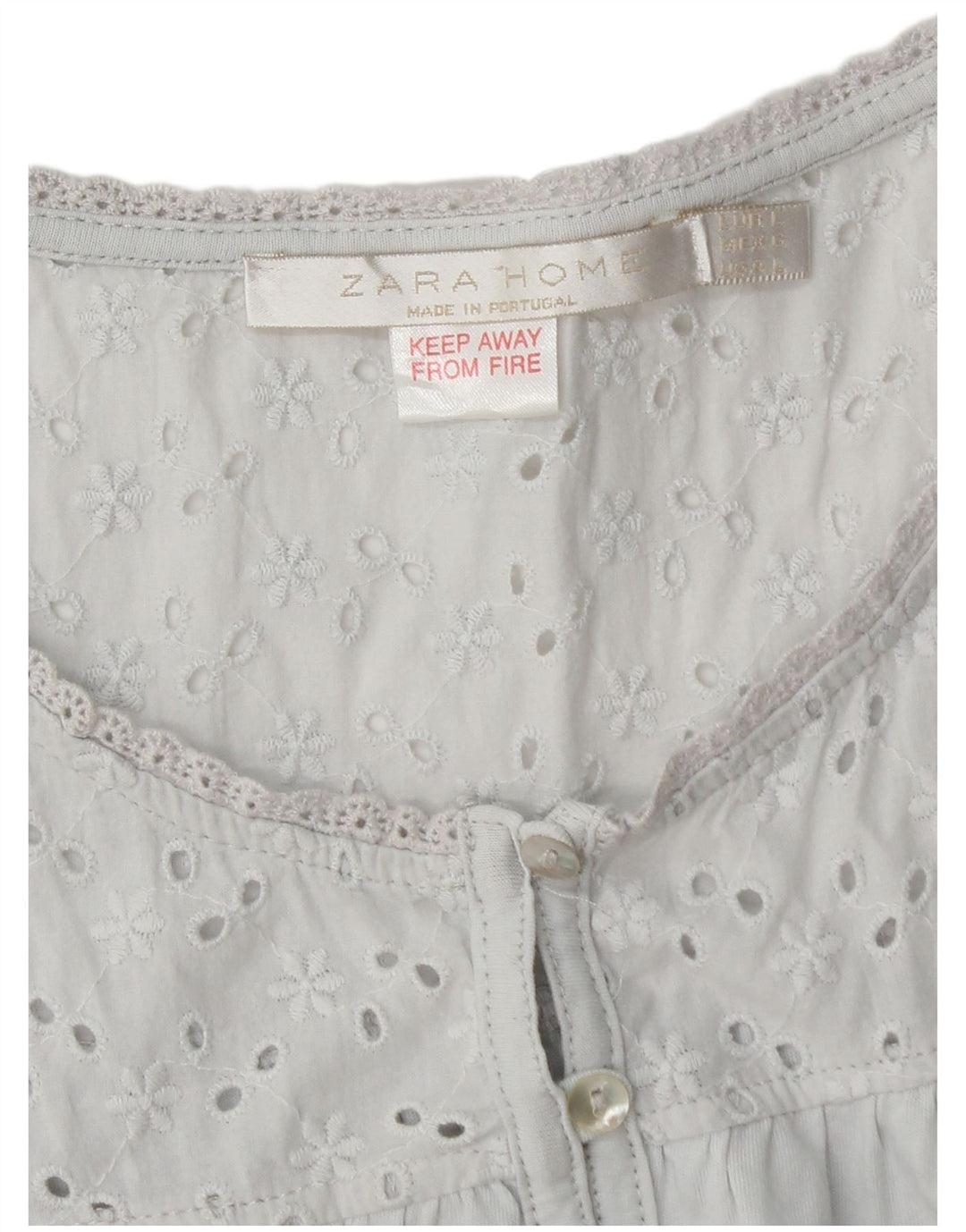 Zara Robe droite sans manches pour femme UK 14 Large Gris