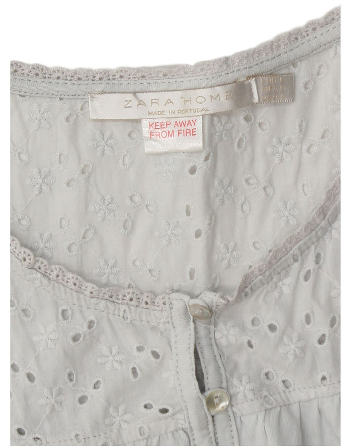 Zara Robe droite sans manches pour femme UK 14 Large Gris