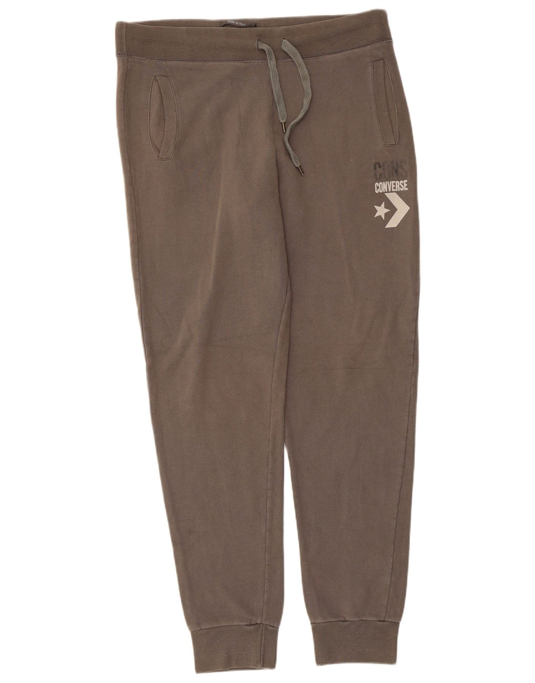 Converse Pantalon de survêtement pour homme XL Marron Coton