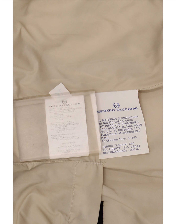 Sergio Tacchini Gilet rembourré pour homme UK 42 XL Beige Polyester