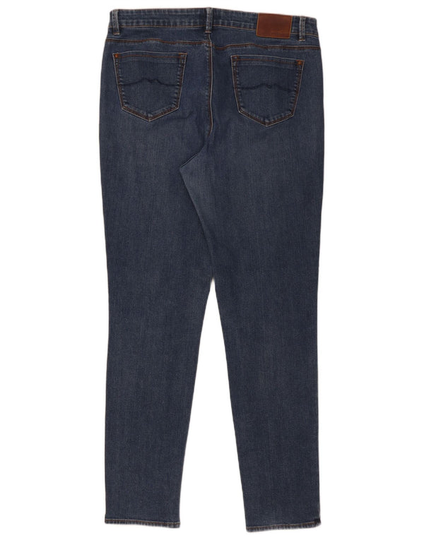 Monsoon Jean skinny pour femme UK 14 Large W32 L30 Bleu Coton