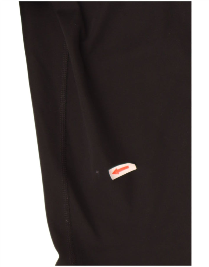 Adidas Climalite Crop Leggings UK 8/10 Petit Noir Polyester