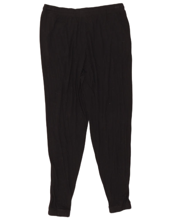 Marks & Spencer Pantalon de survêtement pour femme UK 44 Large Noir Viscose