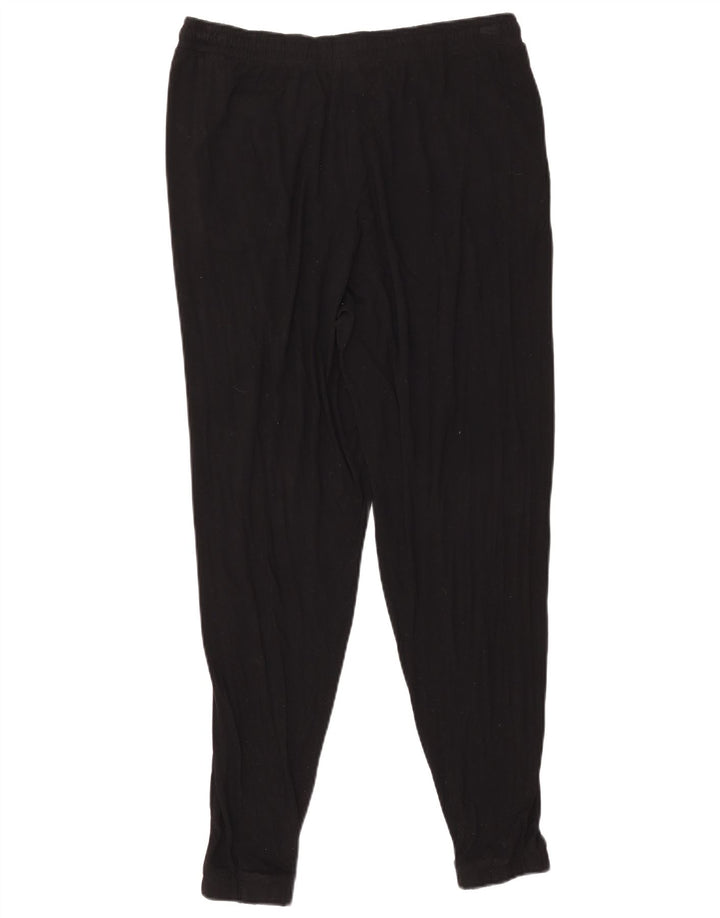 Marks & Spencer Pantalon de survêtement pour femme UK 44 Large Noir Viscose