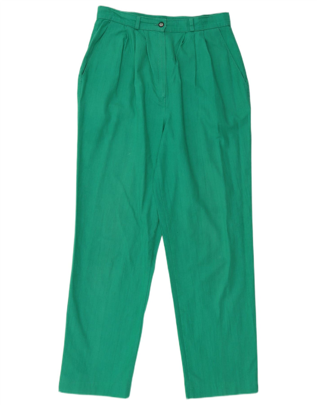 VINTAGE Pantalon Chino Pegged Femme W28 L29 Vert