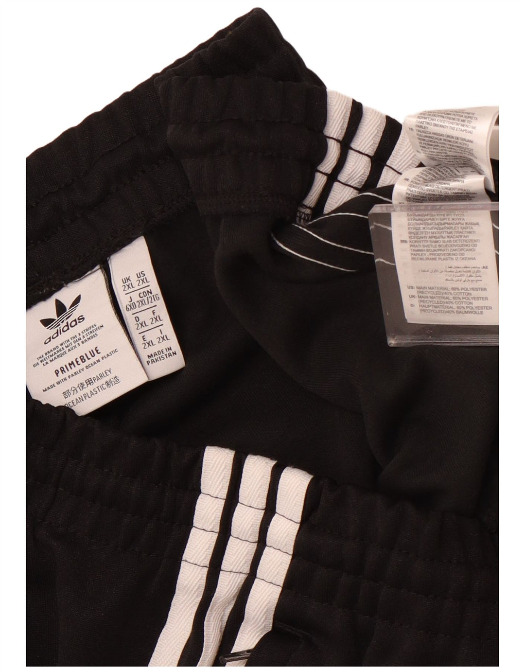 ADIDAS Pantalon de survêtement Primegreen pour homme, jogging, 2XL, noir, polyester