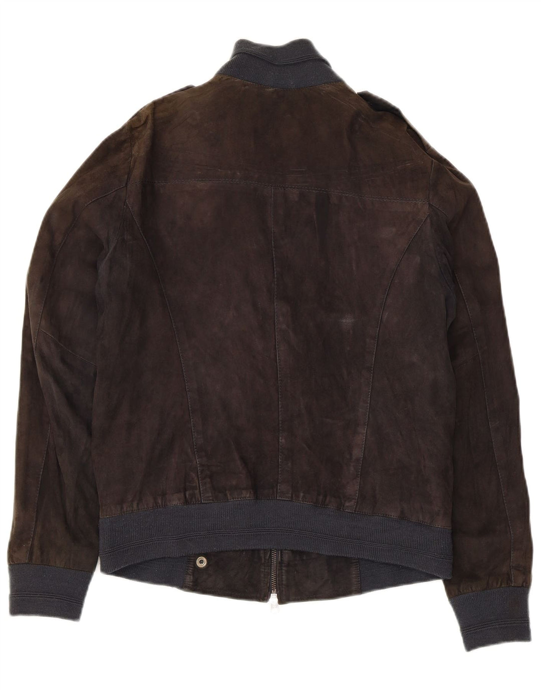 Koan Veste militaire en daim pour femme IT 44 Cuir noir moyen