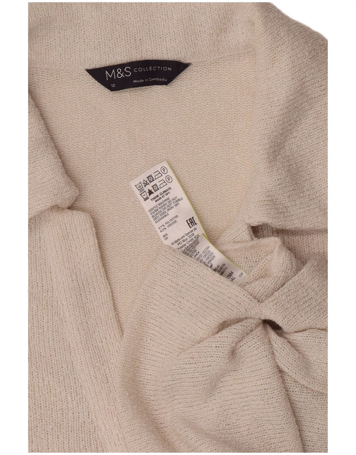 Marks & Spencer Polo Femme UK 12 Medium Blanc Polyester