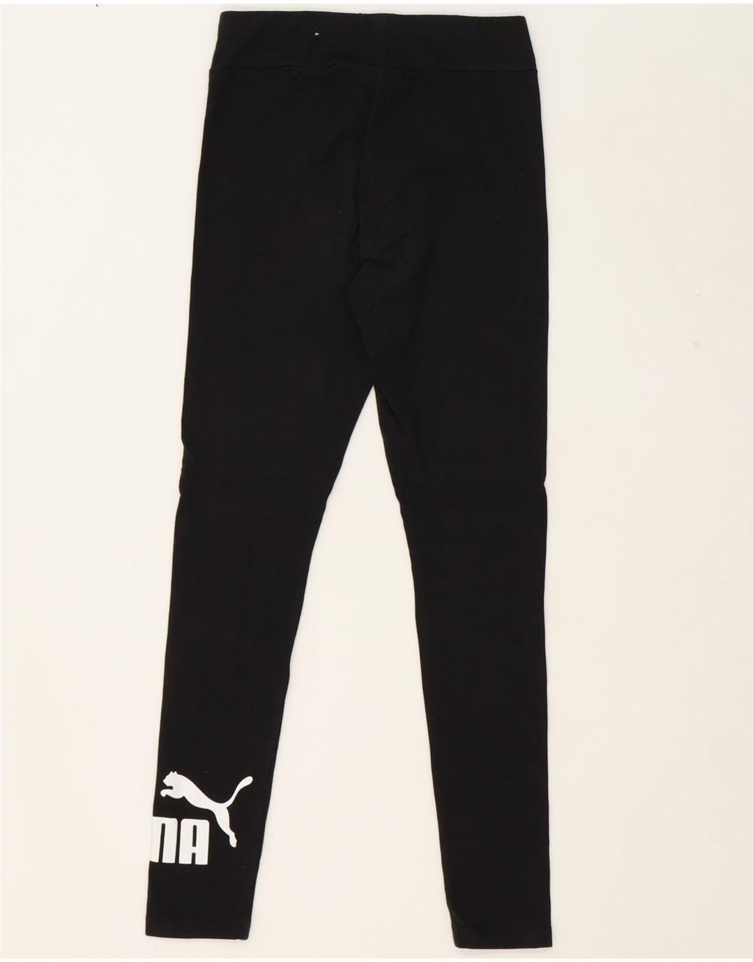 PUMA Womens Graphic Leggings UK 6 XS  Black Vintage Puma and Second-Hand Puma from Messina Hembry 