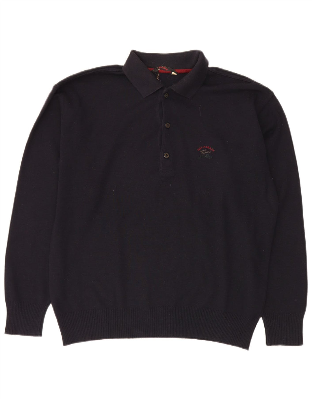 Paul & Shark Pull Col Polo Yachting Homme Bleu Marine Moyen Laine