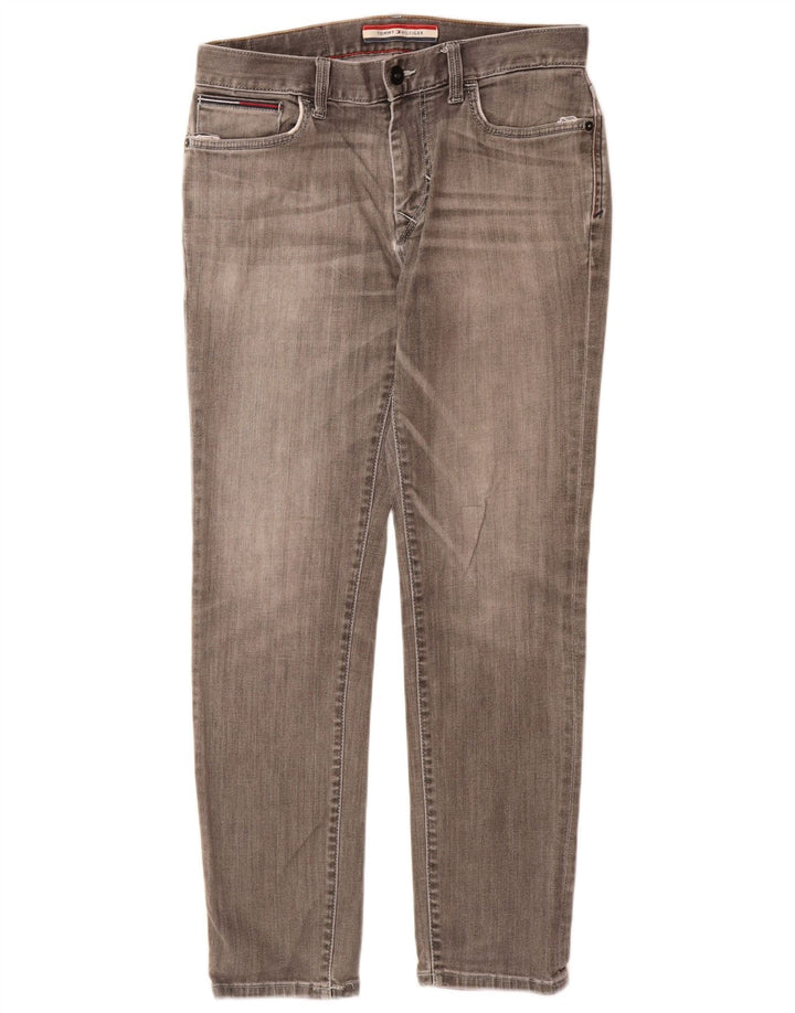 Tommy Hilfiger Jean Slim Homme W30 L30 Gris Coton
