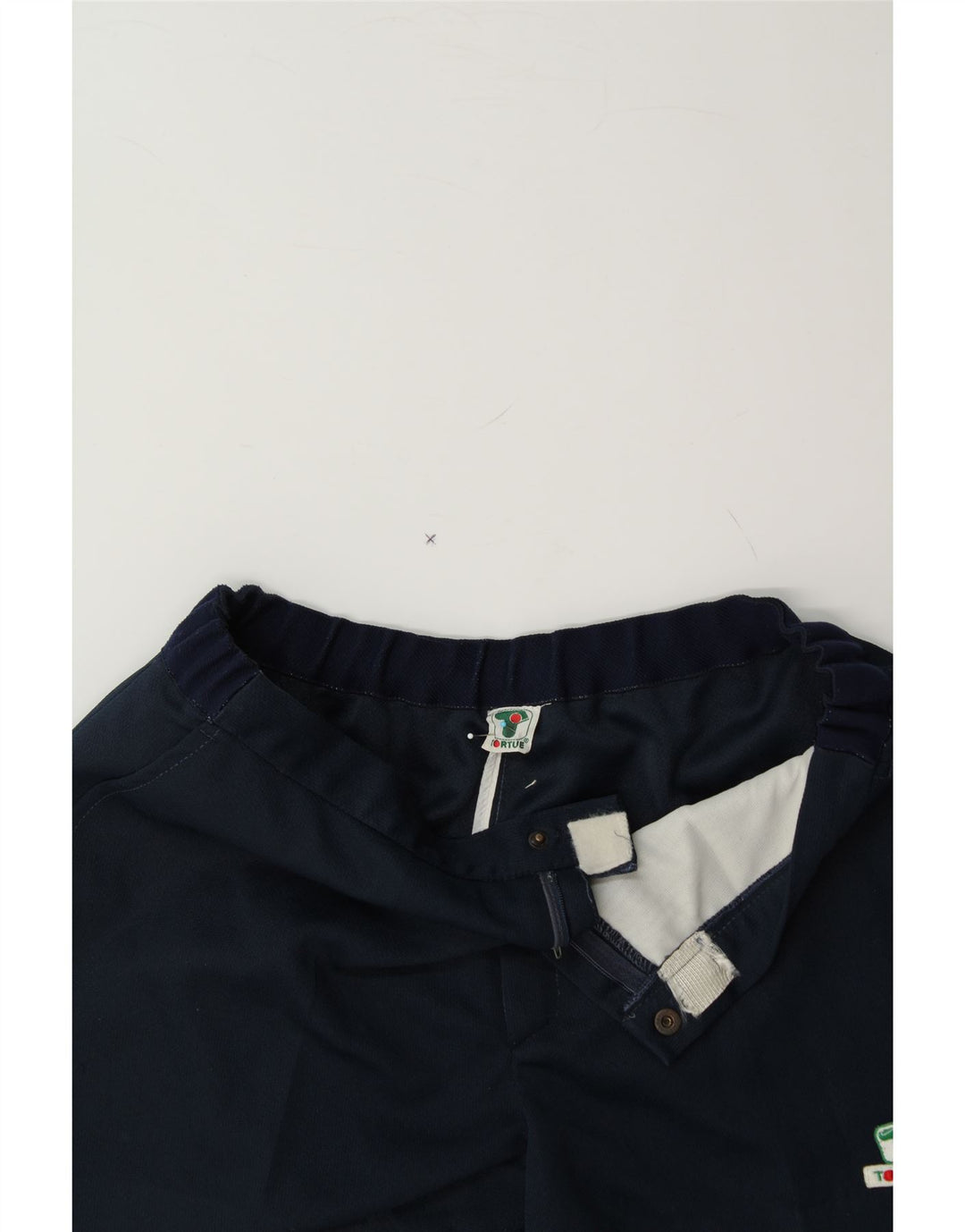 VINTAGE Womens Chino Shorts W30 Medium Navy Blue Vintage Vintage and Second-Hand Vintage from Messina Hembry 