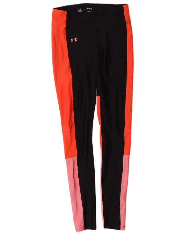 Under Armour Legging Heat Gear Femme UK 8 Small Multicolore Colourblock
