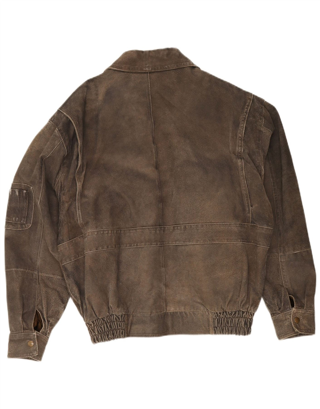 Front Line Veste en Cuir Homme IT 48 Kaki Moyen