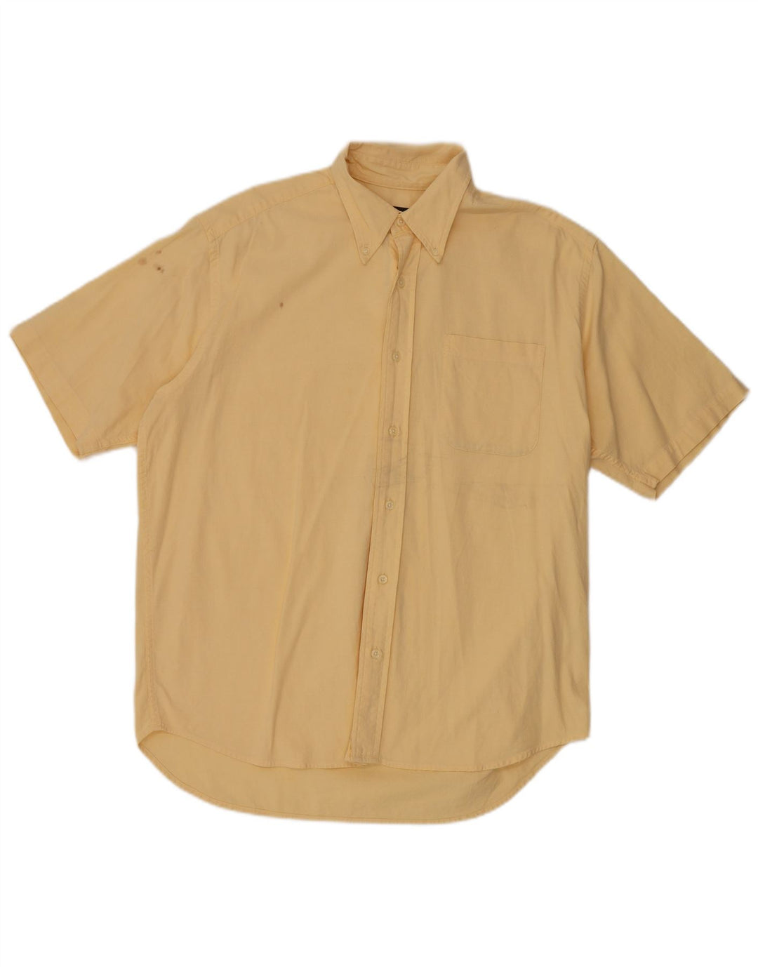 Eddie Bauer Chemise à manches courtes pour homme en coton jaune moyen