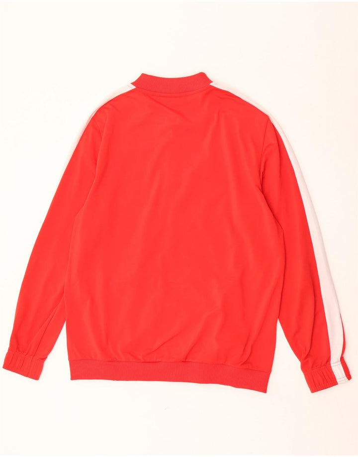 Puma Veste de Survêtement Homme Rouge Moyen Polyester Colorblock