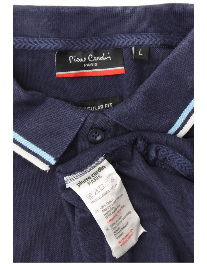 PIERRE CARDIN Polo Regular Fit Homme Grand Bleu Marine Coton