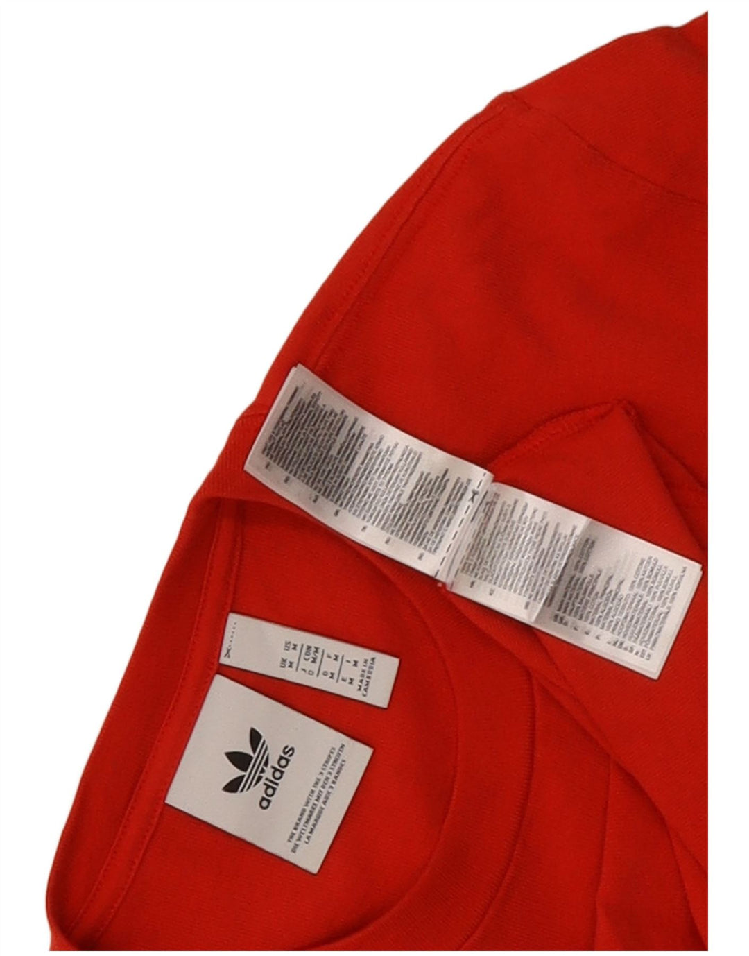 Adidas T-Shirt Graphique Homme Rouge Moyen Coton