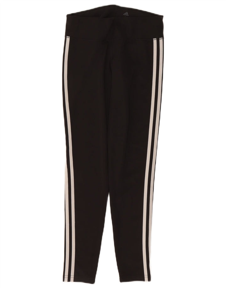 Adidas Climalite Leggings UK 8/10 Petit Noir Polyester