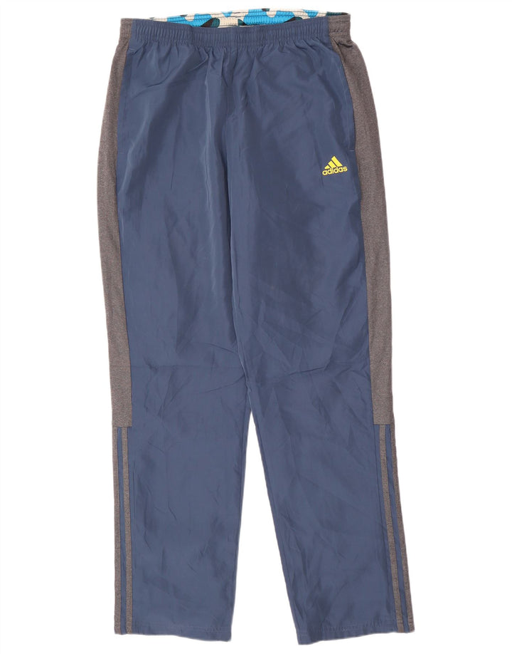 ADIDAS Pantalon de survêtement pour homme en polyester color block bleu marine moyen