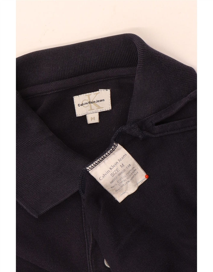 CALVIN KLEIN JEANS Polo Homme Bleu Marine Moyen Coton