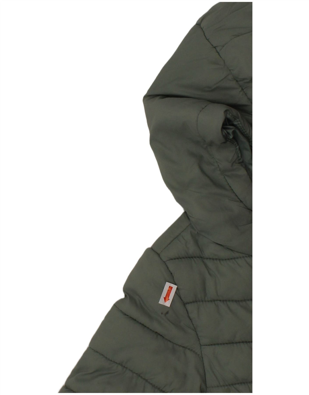 DKNY Veste matelassée à capuche pour bébé fille 18-24 mois en nylon vert