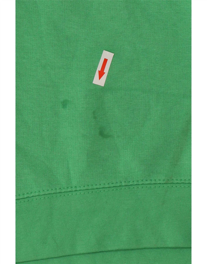 Zara Femme Coupe décontractée Sweat Pull UK 10 Petit Vert Polyester
