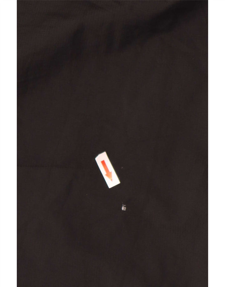 Adidas Veste de pluie à capuche pour homme UK 36 Petit Noir Colorblock Polyester