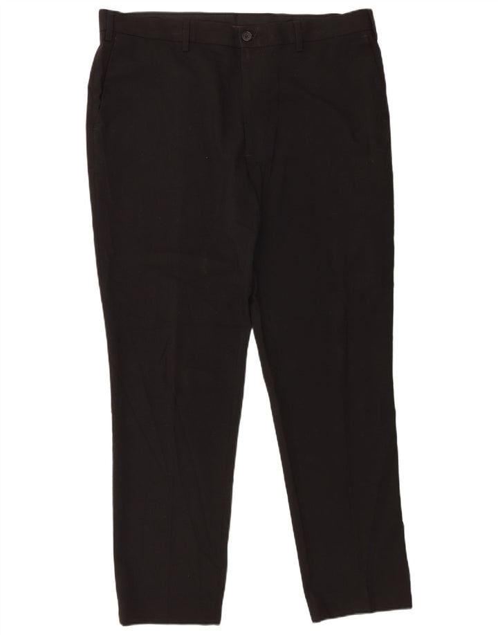 Marks & Spencer Pantalon Chino Slim Homme W38 L31 Noir Polyester