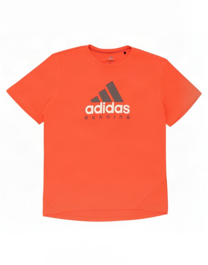 Adidas T-shirt graphique pour homme XL Orange Polyester