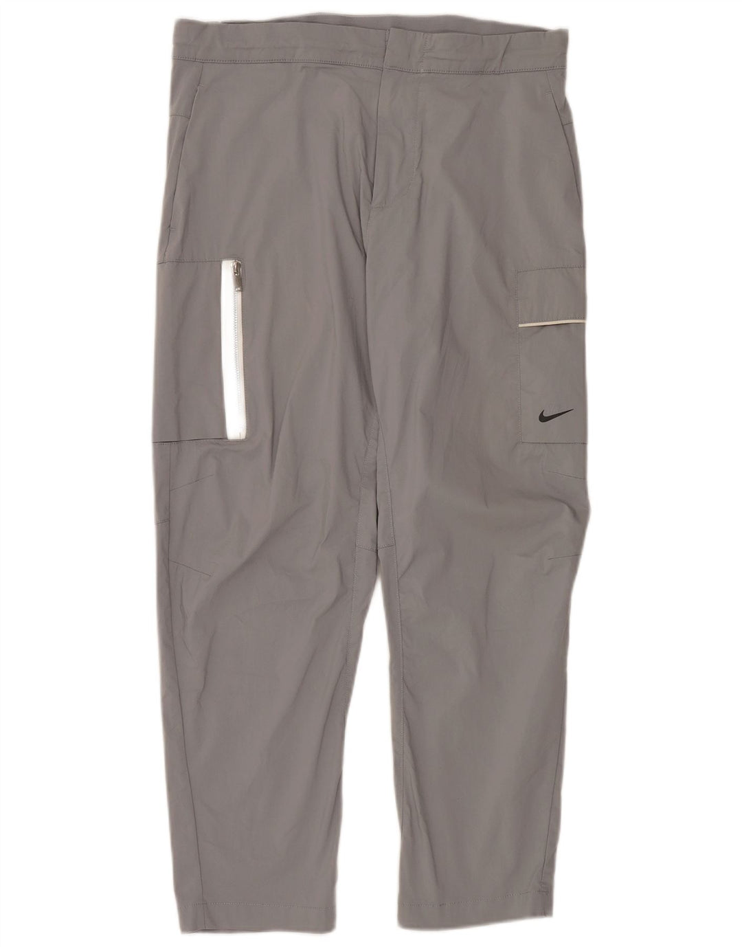 Nike Pantalon cargo droit W34 L28 Gris Coton Homme