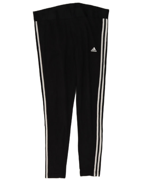 Adidas Leggings Femme UK 20/22 XL Noir Coton