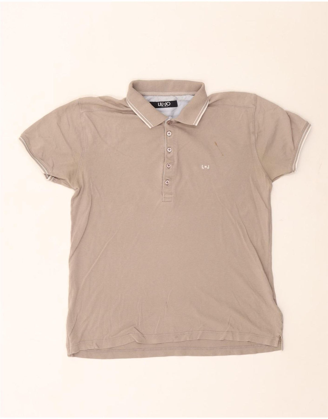 Liu Jo Polo Homme Gris Moyen Coton