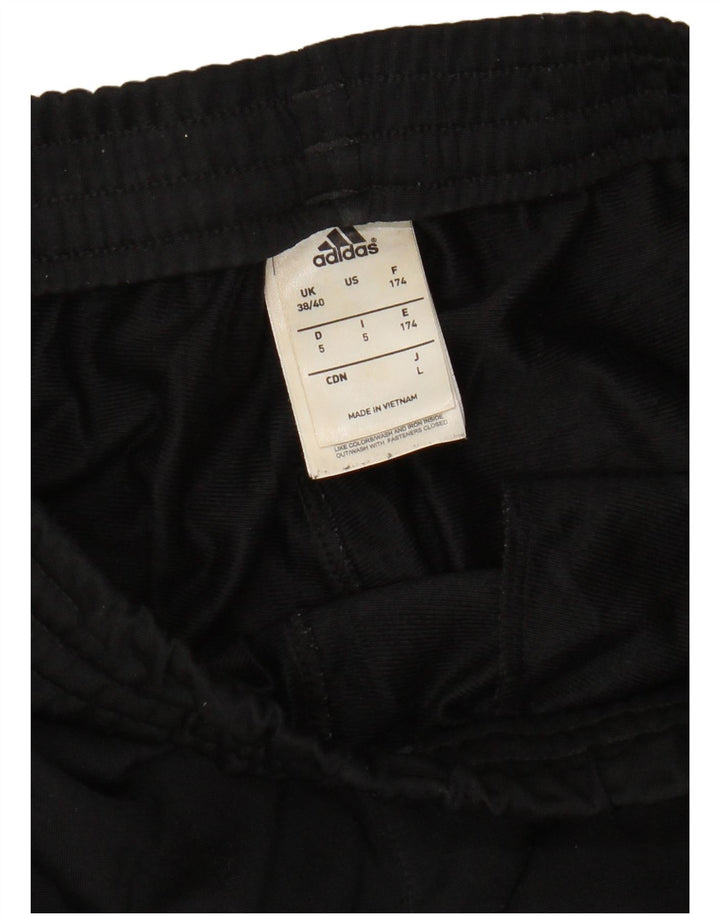 ADIDAS Mens Tracksuit Trousers UK 38/40 Medium  Black Colourblock