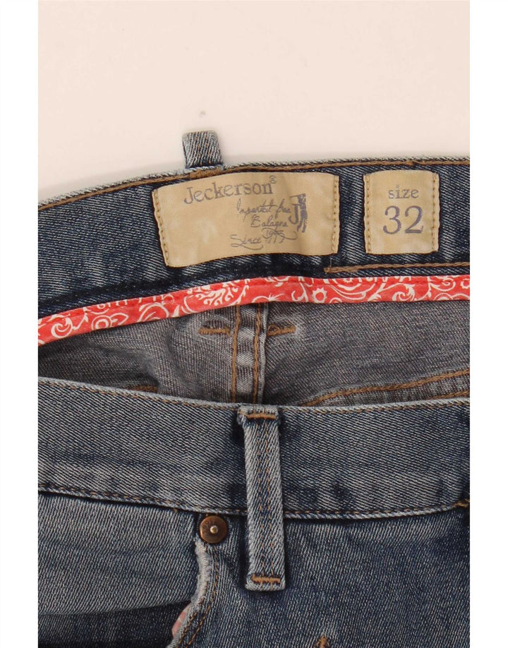 Jeckerson Jean Slim Femme W32 L31 Bleu Coton