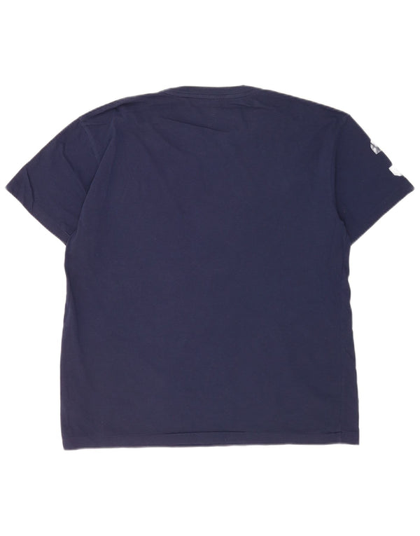 Polo Ralph Lauren T-Shirt Graphique Homme Bleu Marine Moyen Coton