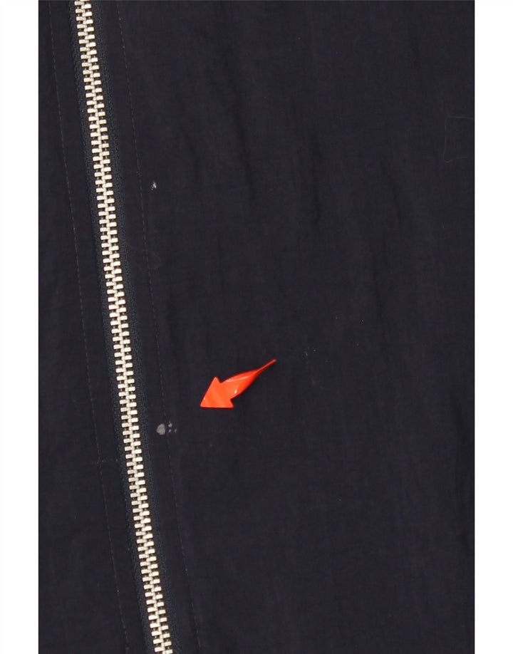 FILA Veste réversible à capuche pour homme IT 50 Large Bleu marine Colourblock