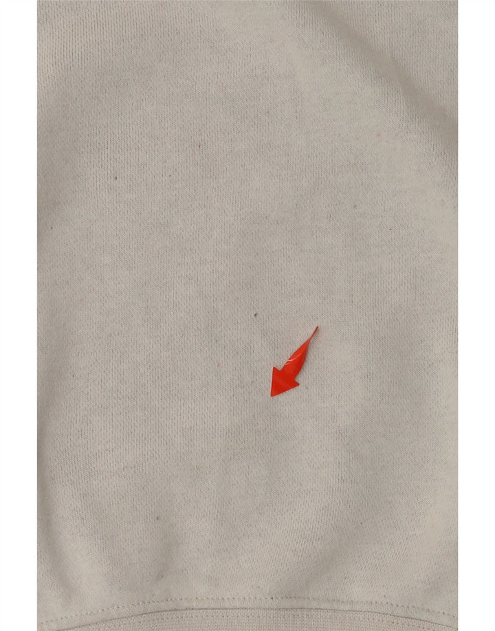 NIKE Sweat-shirt court surdimensionné pour femme UK 14 Coton gris moyen