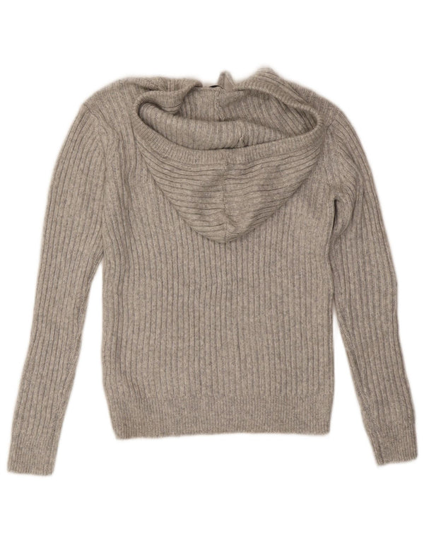 Marks & Spencer Pull à capuche pour femme UK 6 XS Gris Polyester