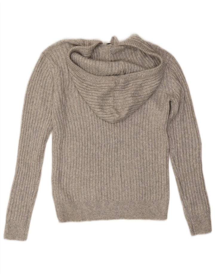 Marks & Spencer Pull à capuche pour femme UK 6 XS Gris Polyester