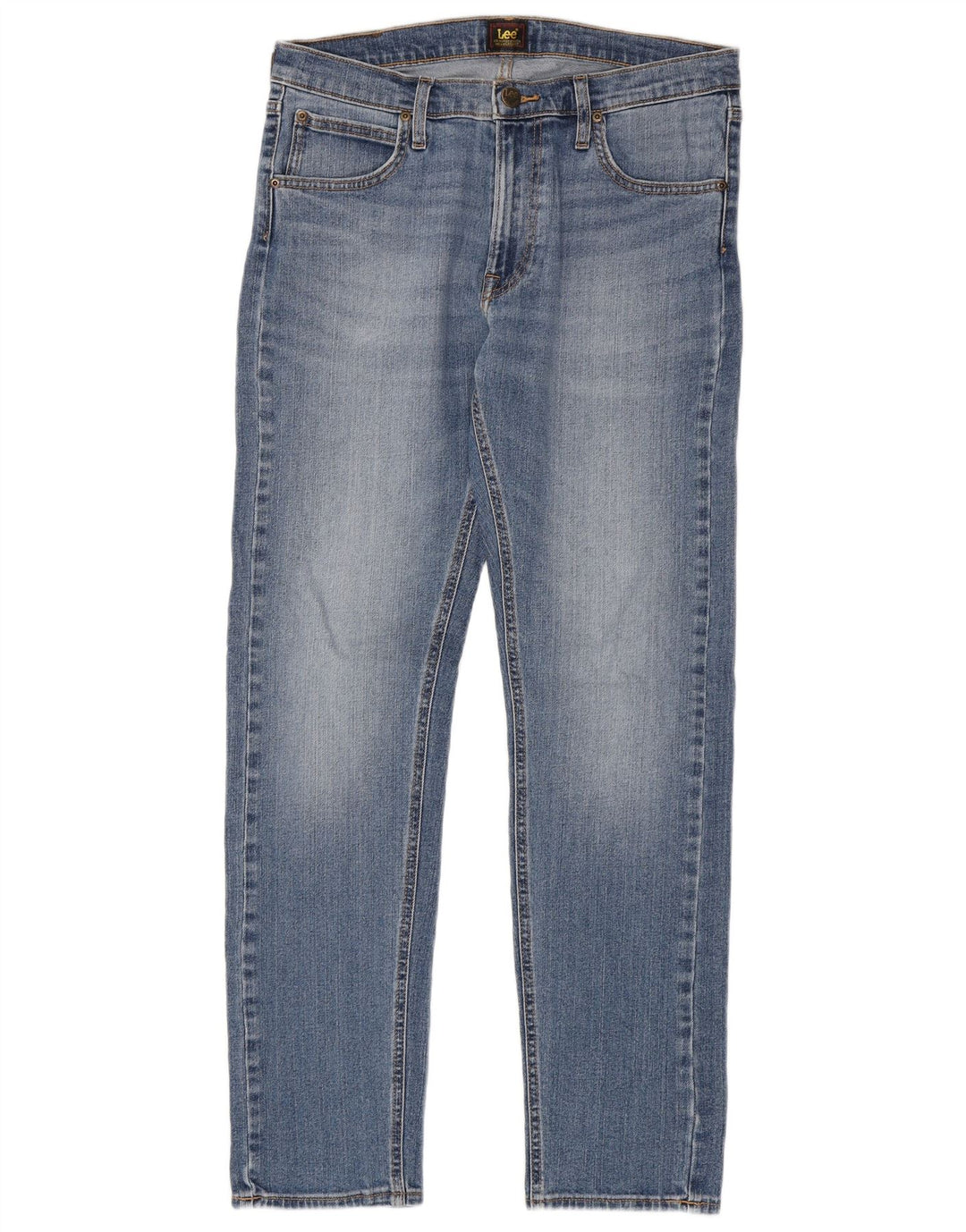Lee Jean Slim Homme W32 L32 Bleu Coton