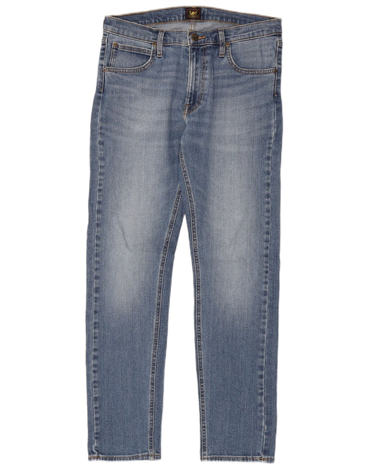 Lee Jean Slim Homme W32 L32 Bleu Coton
