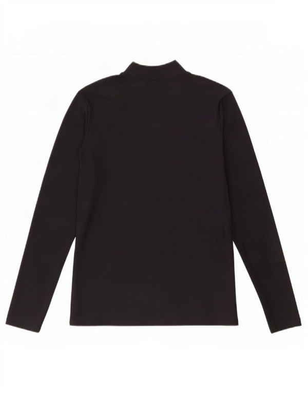 Under Armour Haut à manches longues pour femme UK 44 Large Noir Nylon