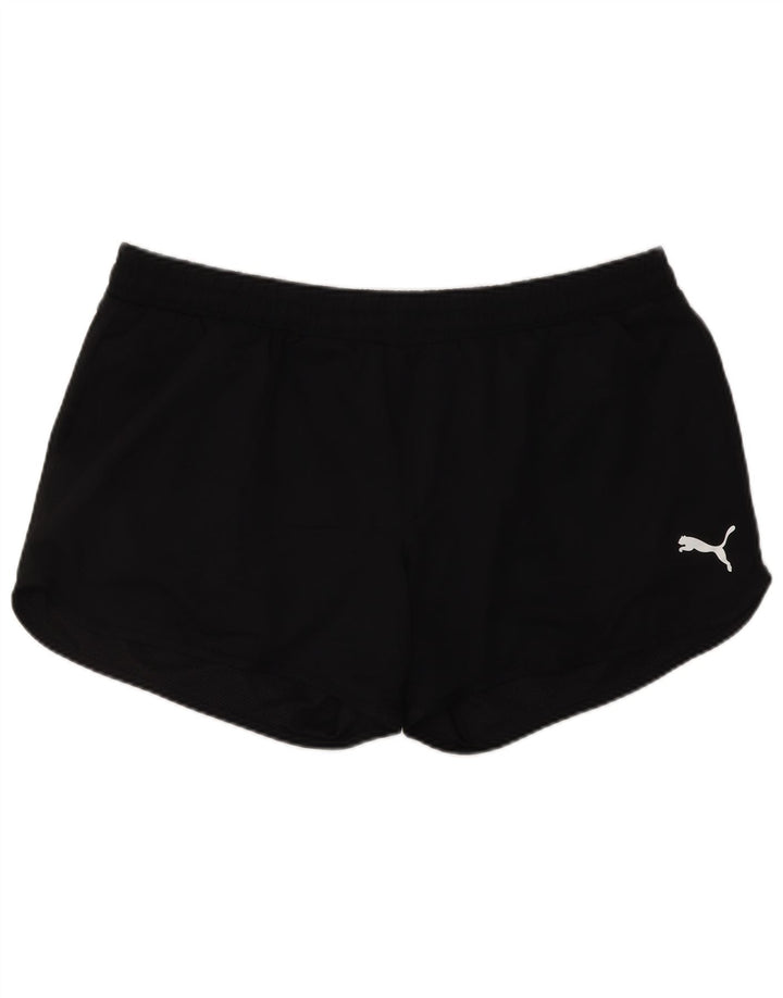 PUMA Short de sport pour femme UK 18 XL Noir Polyester
