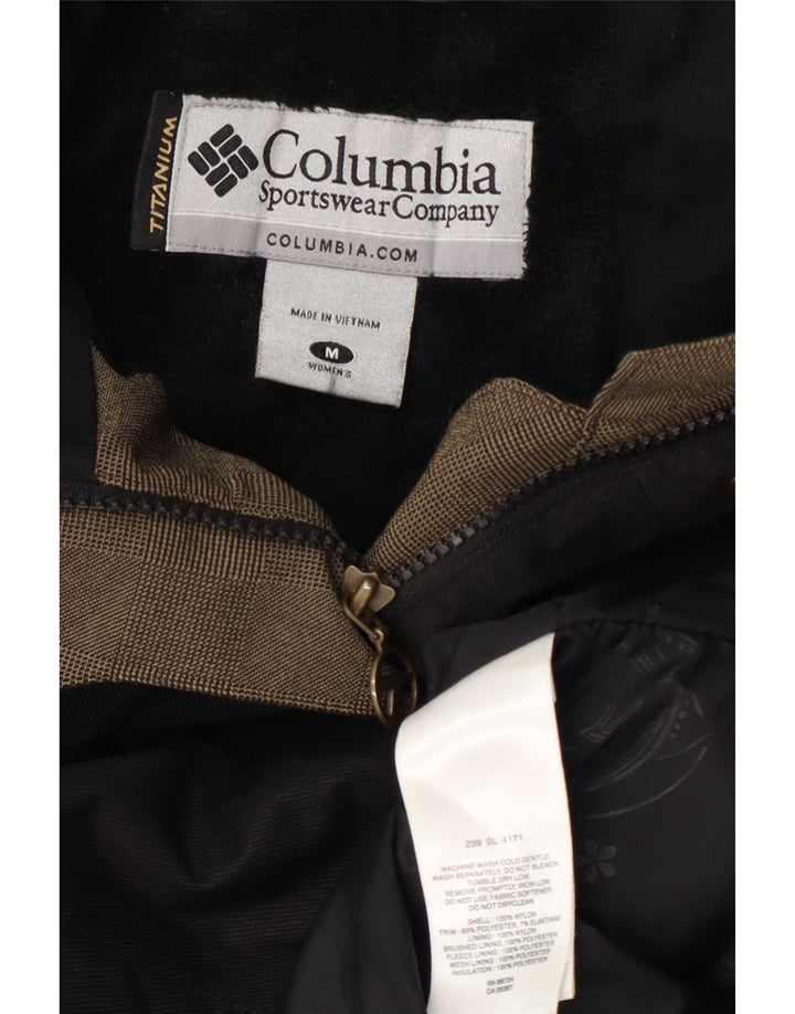 Columbia Veste coupe-vent pour femme UK 14 Medium Black Nylon
